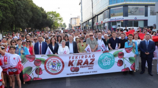 Tekirdağ'da 59. Uluslararası Kiraz Festivali Coşkuyla Başladı