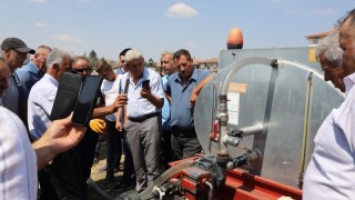 Kırsal Mahalle Muhtarlarına Yangın Tankeri Eğitimi