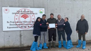 Eskişehir Tarım Mahmudiye'de ari işletmeye sertifika verdi