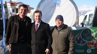 Muğla BŞB, 3 ilçede kooperatiflere süt tankı desteği verdi