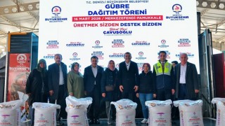 Denizli’de gübre desteği üreticiye ulaştı