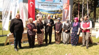 Çanakkale’de Yangından Etkilenen Arıcılara Kovan Desteği