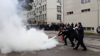 Samsun İl Tarım ve Orman Müdürlüğünde yangın tatbikatı yapıldı