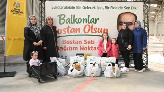 Konya Büyükşehir’den “Balkonlar Bostan Olsun” Desteği