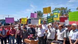 Malatya Arguvan’da çiftçilerden TMO’nun hububat fiyatlarına protesto