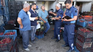 Hatay Büyükşehir 193 bin kilogram ürünü denetledi