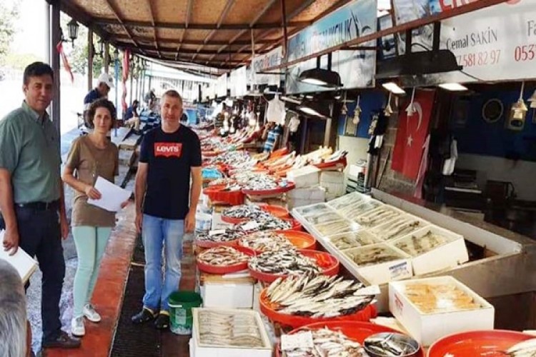 Yalova’da Balık Satış Yerlerini Denetlendi