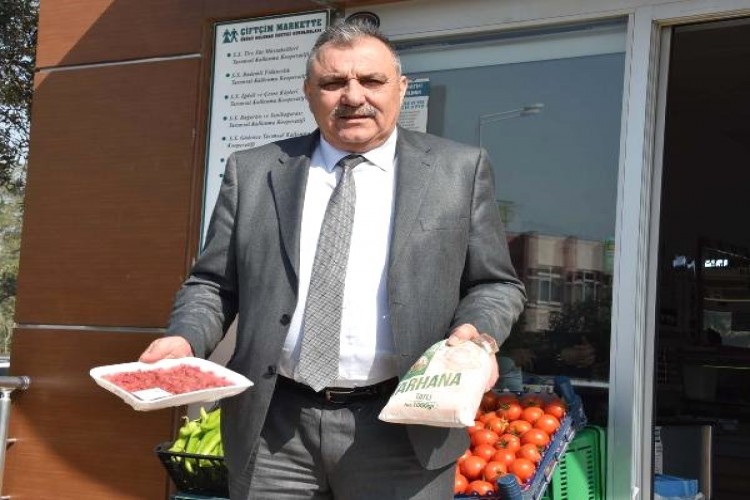 İzmir'de Çiftçim Market ile Aracısız Et, Süt, Bal ve Bakliyat Ürünleri Satışı Yapılıyor