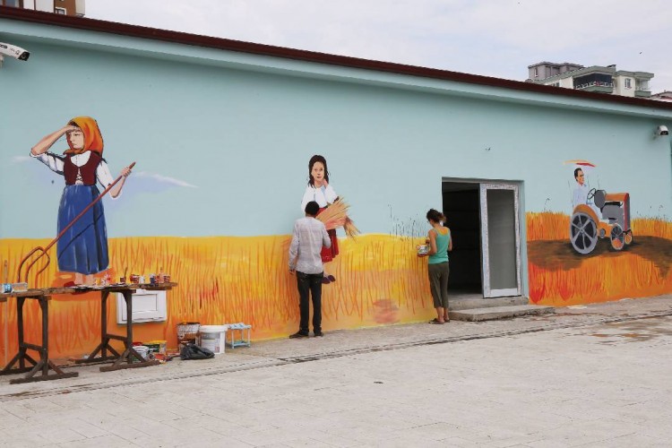 Atakum Belediyesi’nin Ata Tohum Merkezi sanatla renklendi