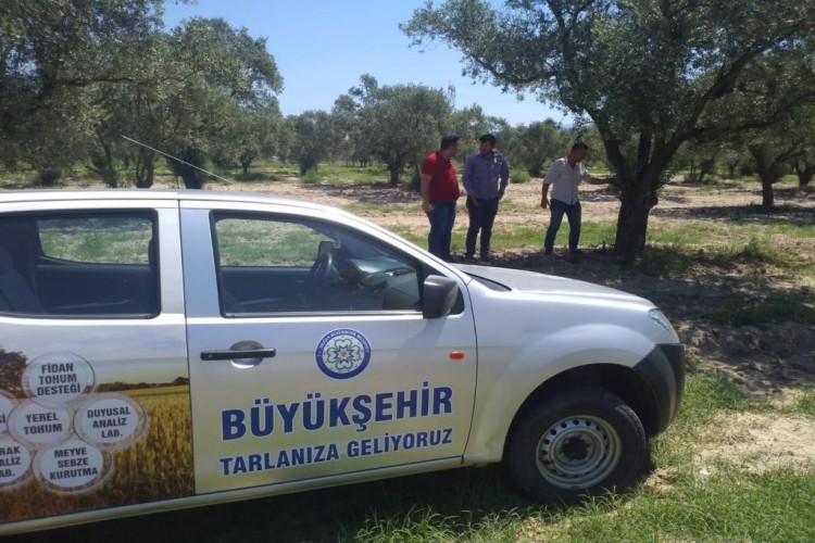 Büyükşehirden “Tarlanıza Geliyoruz” Projesi