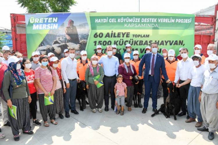 Mersin Büyükşehir, “Haydi Gel Köyümüze Destek Verelim Projesi”ni Başlattı