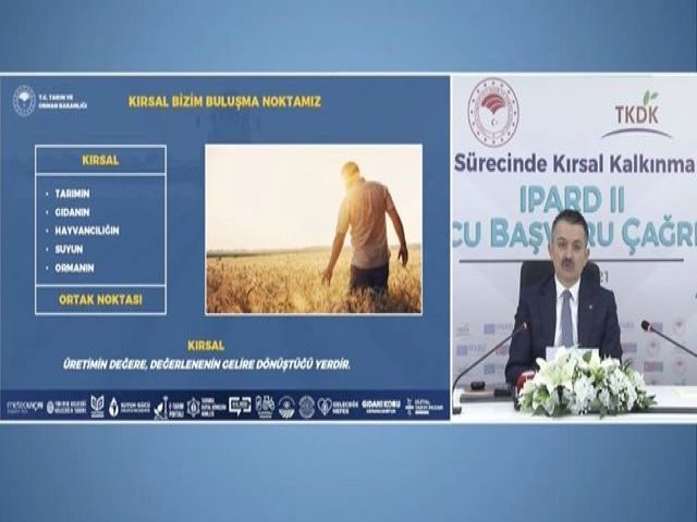 Bakan Pakdemirli; 1 Milyar 125 Milyon Liralık Hibe Paketi Hayırlı Olsun